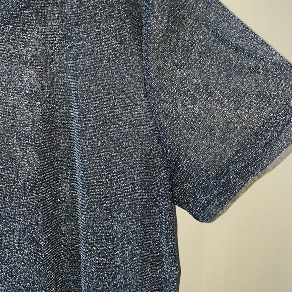 Sheer Sparkle Shirt | Sz medium - Picture 4 of 4